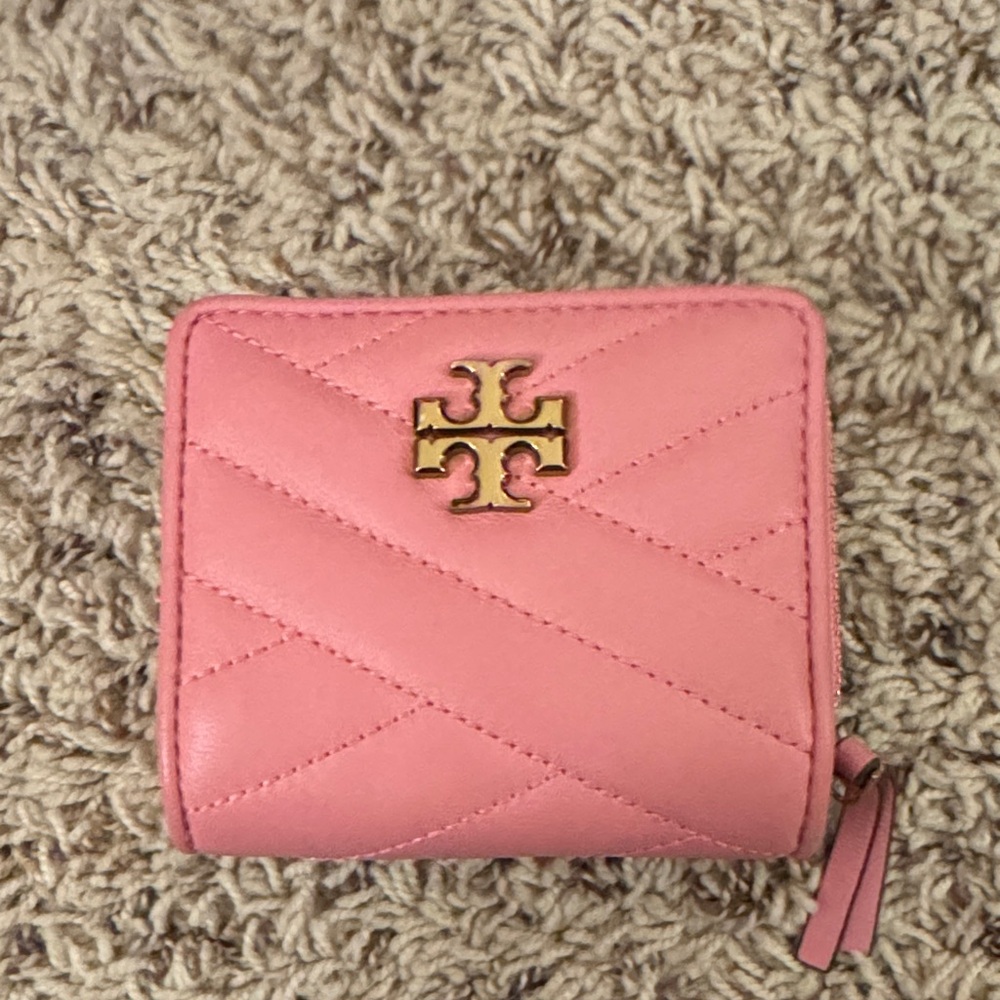 Tory Burch Pink Chevron Wallet